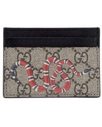 kingsnake gucci blue|gucci kingsnake card case.